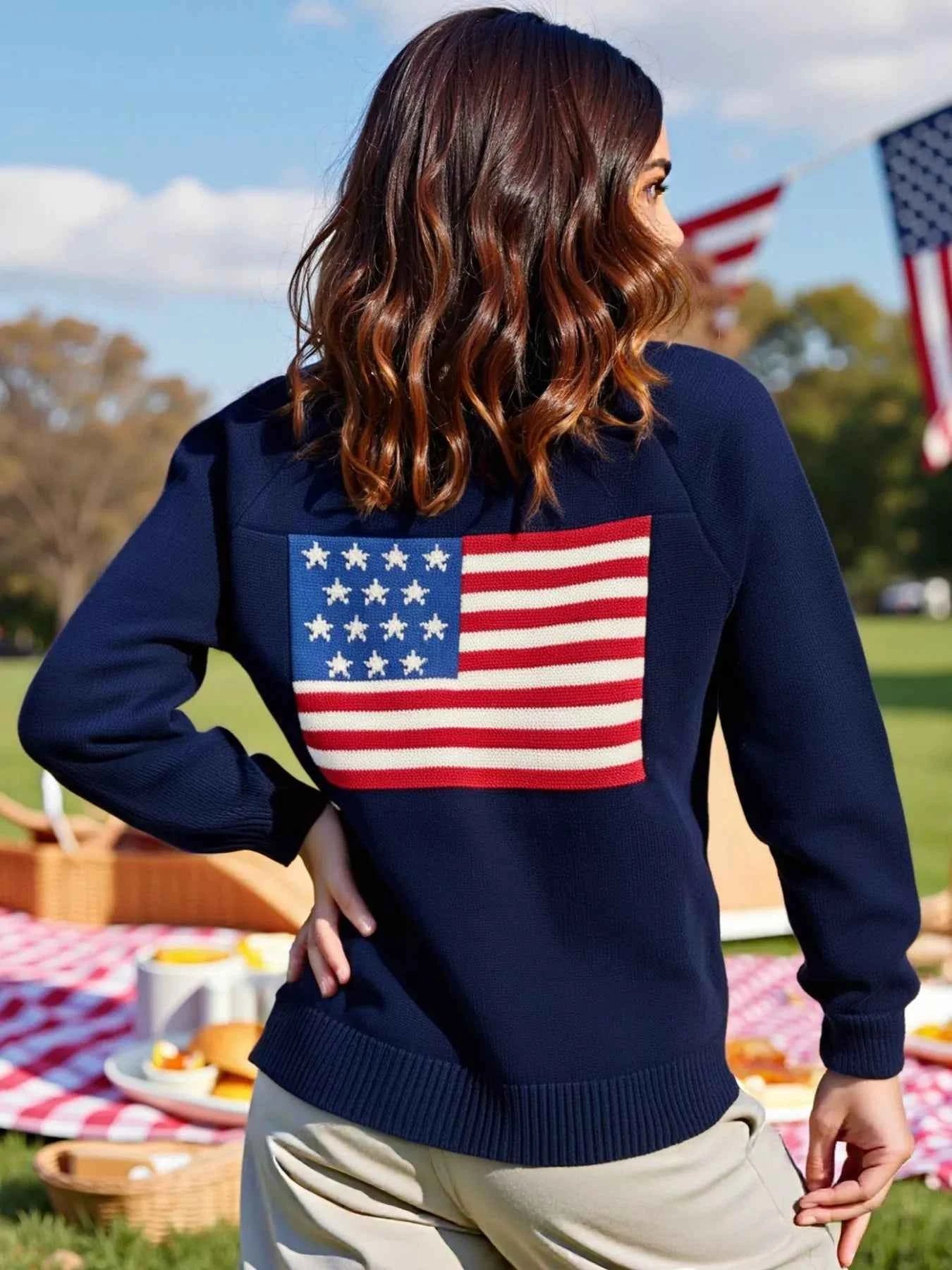 US Flag Button Up Cardigan 623edd66-c326-4c90-b435-81ed63f14591-Max-Origin
