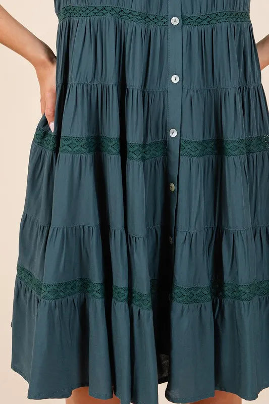 Mittoshop Lace Detail Ruffled Button Down Tiered Dress 624915fc-a8d2-4bbc-8463-ea8d70ae314e-Max