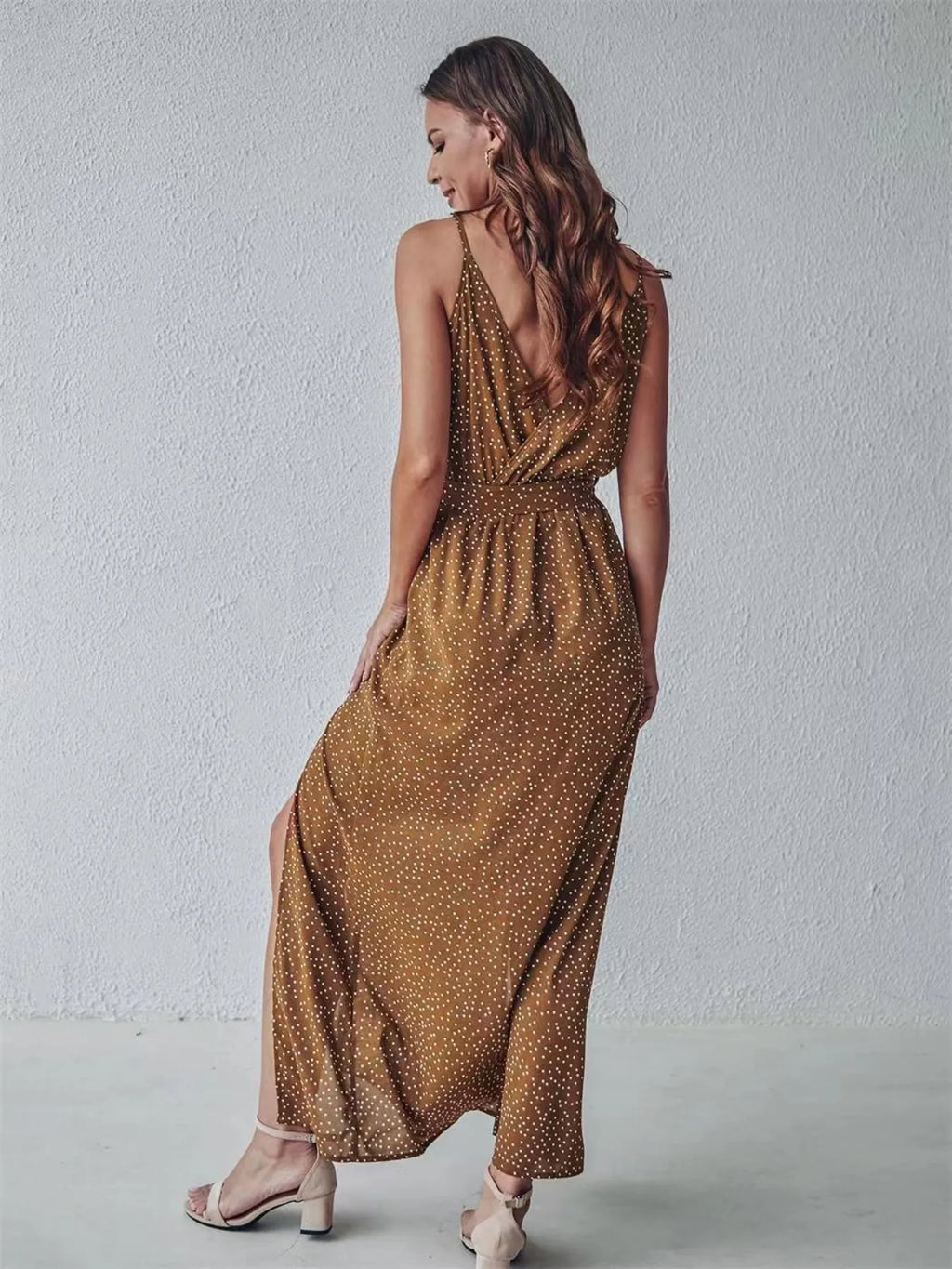 Slit Printed Surplice Midi Dress 62593f1a-b883-4ce8-92b2-b0b5f7e4bf09-Max-Origin
