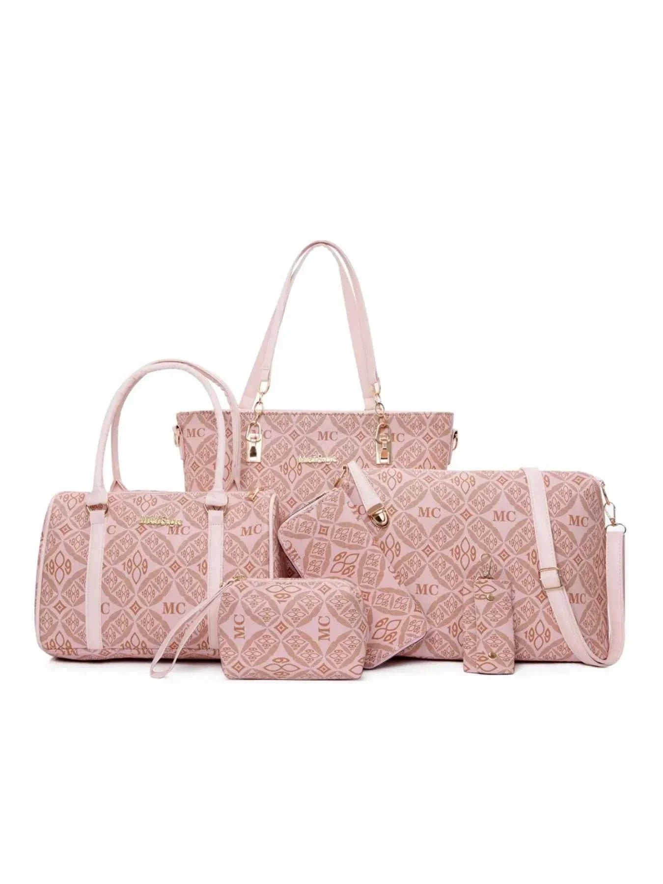 6-Piece Geometric Pattern Bag Set 62870acf-7a9c-4fe2-8ae0-b76d330e30e4-Max-Origin