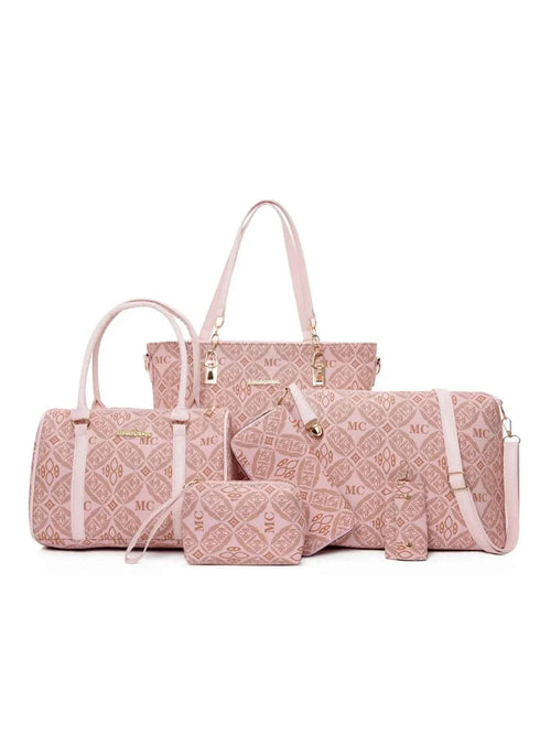 6-Piece Geometric Pattern Bag Set 62870acf-7a9c-4fe2-8ae0-b76d330e30e4-Max-Origin