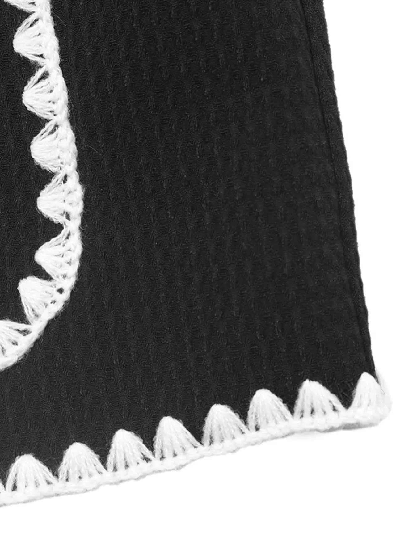 Contrast Trim Open Front Jacket 6294d662f320462fbb736e2274c0cc44-Max-Origin