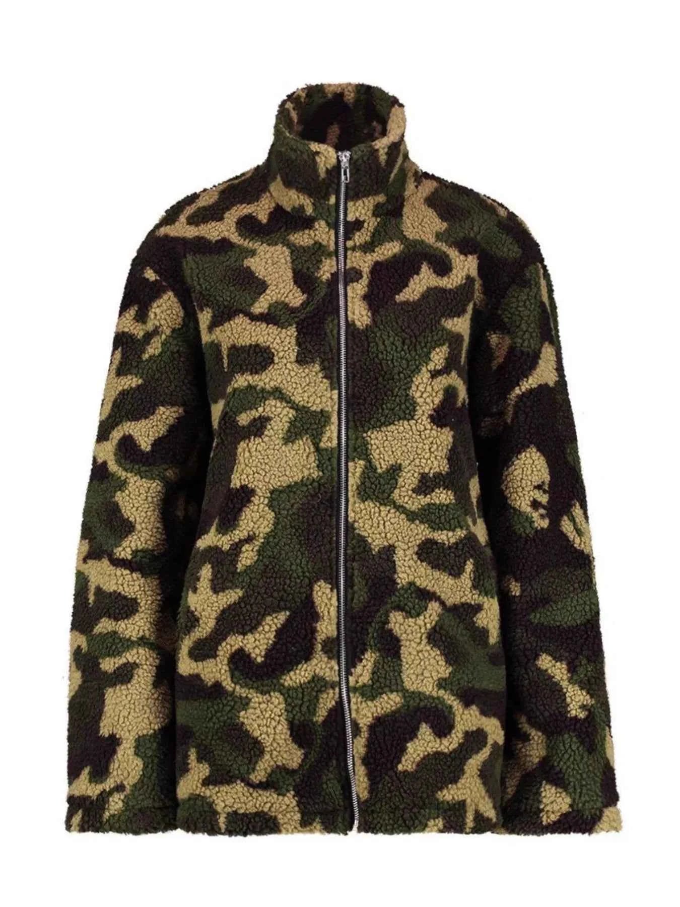 Camouflage Zip Up Oversized Jacket 6297683f-1abb-4123-b3c1-0727bc999985-Max-Origin