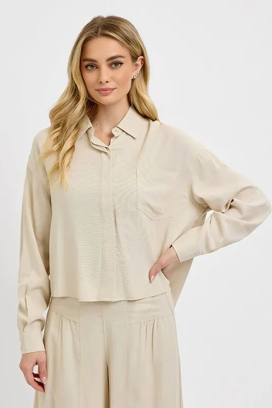 RISEN Button Down Long Sleeve Shirt 62a8d4cc-44e5-4197-91c0-e635a0719eae-Max