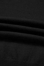 Solid High Neck Sweater and Pleated Mini Skirt Set 62ad4ab0-d7db-4983-92a6-d64e31427e63