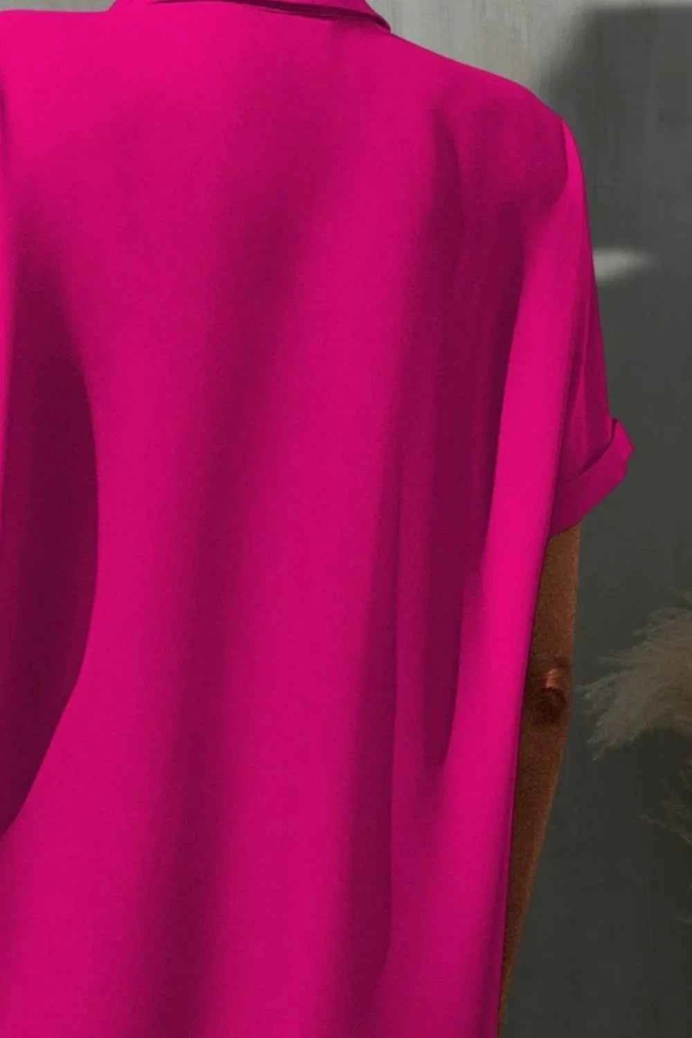 FAM-FAM Printed Button Up Short Sleeve Shirt 62da0af5-d13d-419c-b412-cce6532efb2b-Max