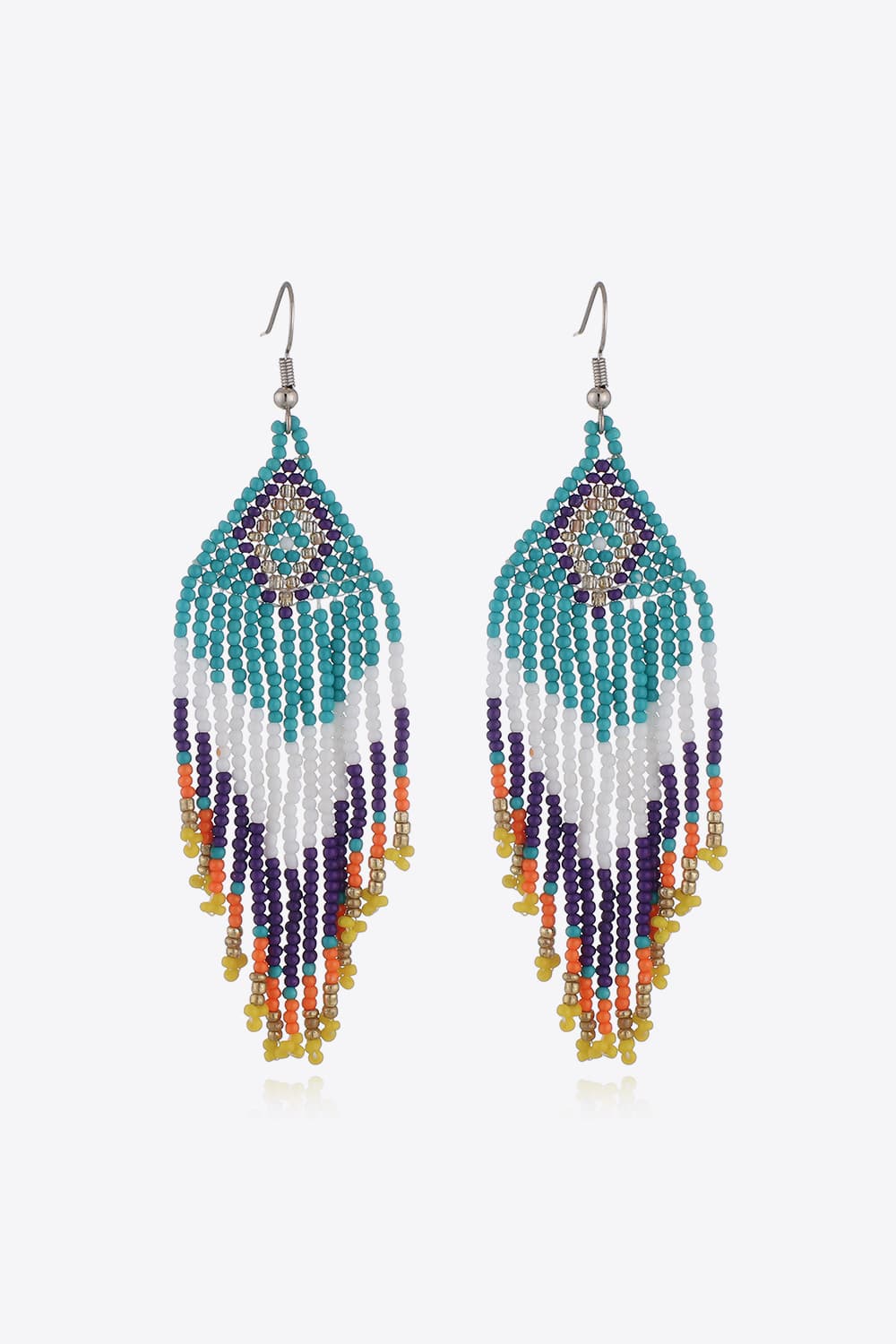 Beaded Dangle Earrings Style D One Size 62e9c5edcbc94e85866aa097d67bc654-Max