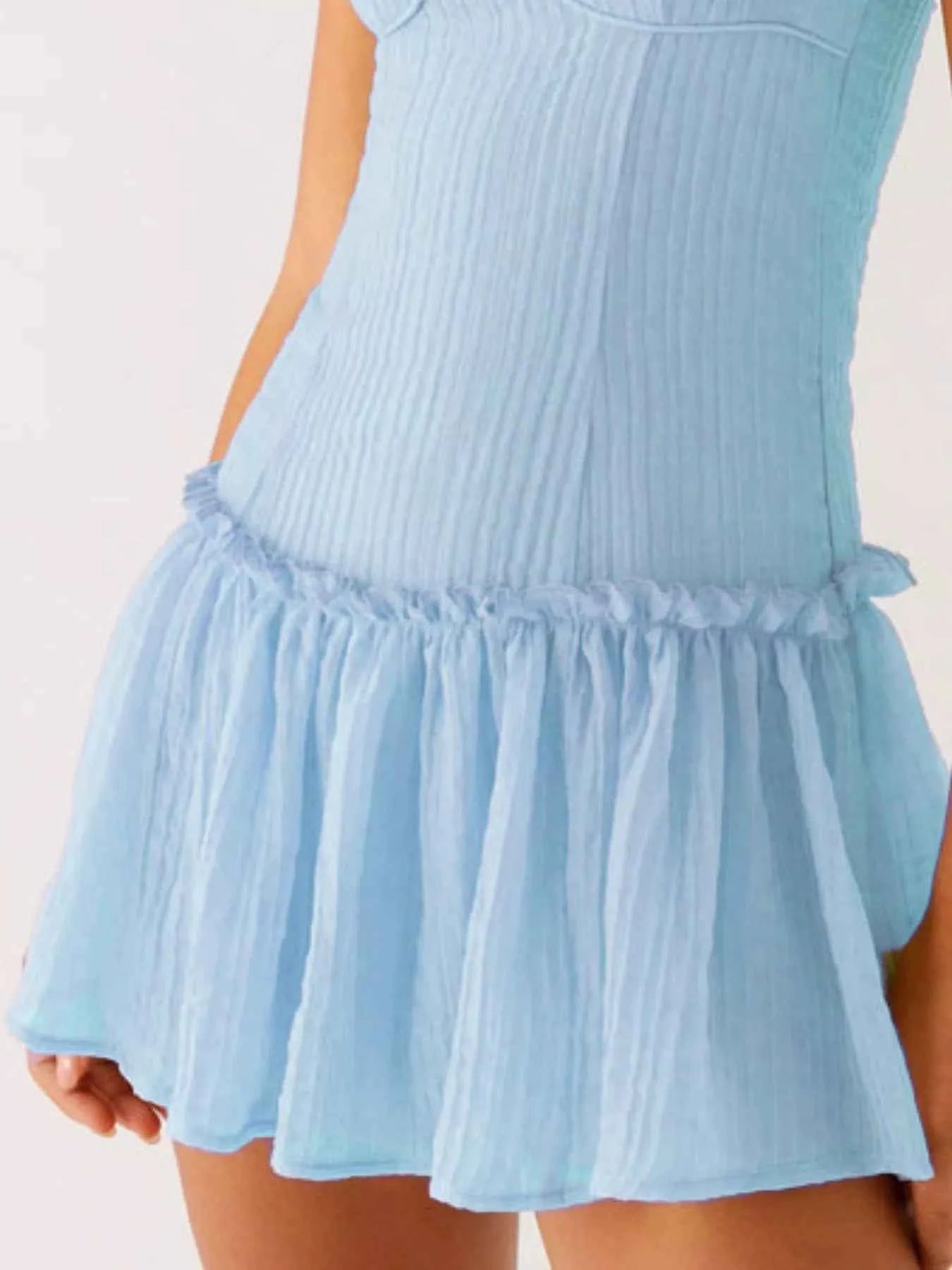 Ruffle Hem Cami Mini Dress 62eadfdf-94cb-429b-9258-dae68900ddb9-Max-Origin