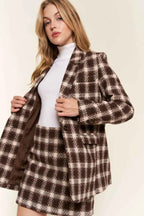 And The Why Full Size Plaid Brushed One Button Blazer Brown 62fe169a-17c1-42f9-9d20-71c47a34c43a-Max