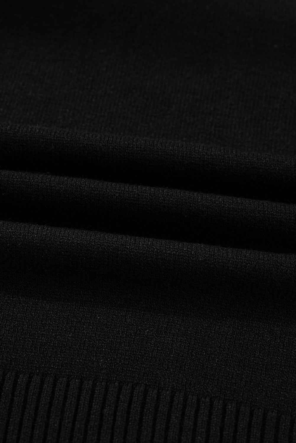 Black Contrast Trim Big Bow Accent Cropped Sweater 631f509e2b2af75d