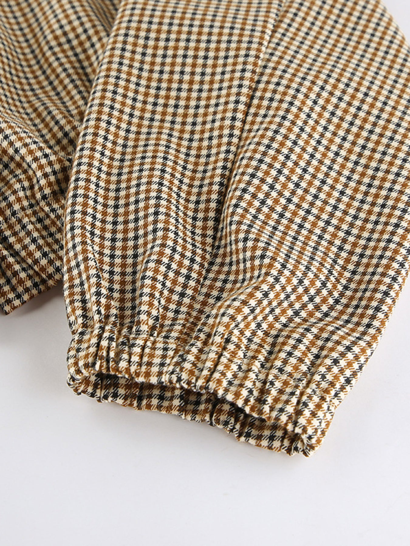 Lapel Collar Long Sleeve Cropped Blazer 6339064472f947269528bd0b46f20aa3-Max