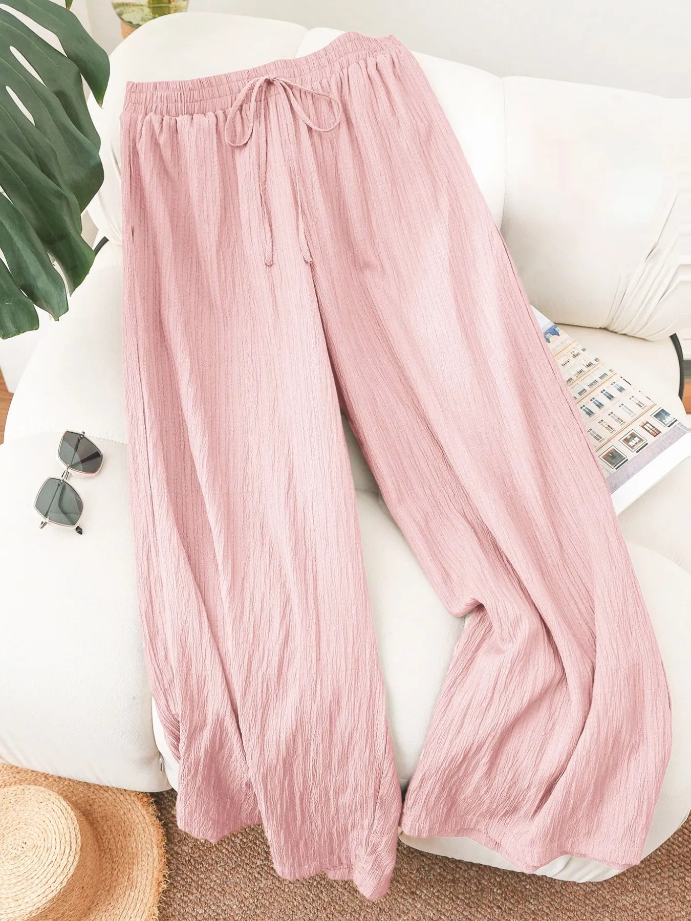 Drawstring Wide Leg Pants Blush Pink 6340ff0b-4aa7-417b-814a-a2c55b2db0f0-Max-Origin