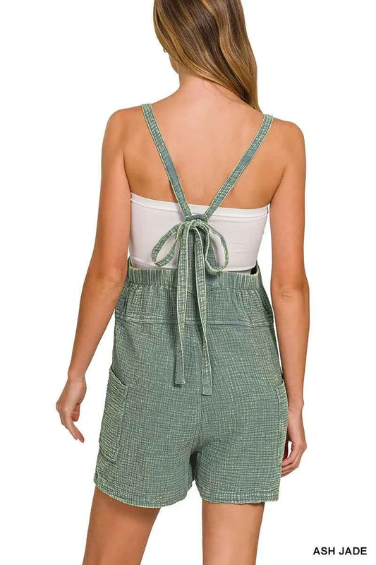 Washed Double Gauze Tie Back Rompers 63429aad2879498eb9532db1e6c7fc6b-Max-Origin