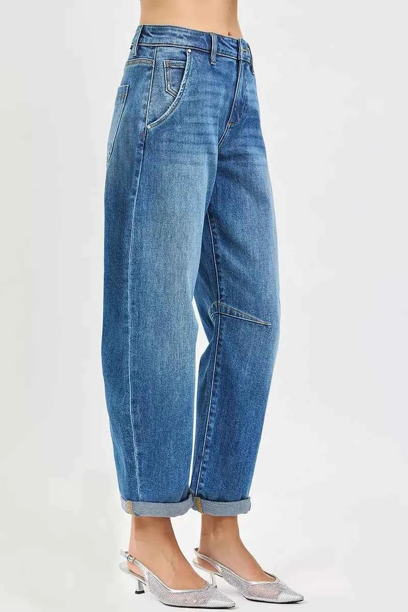 RISEN Slouchy Cropped Barrel Jeans With Cuffed Hem 634a6ef020674ca9986a1611d72e1a53-Max-Origin