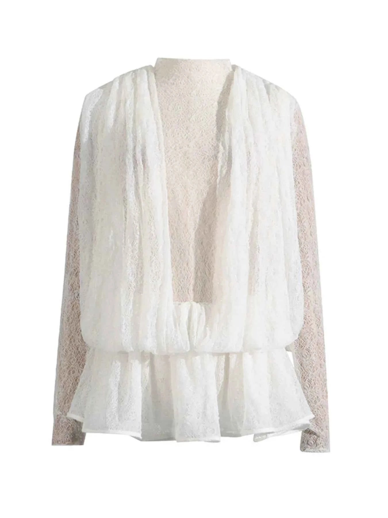 Ruffled Hem Lace Mini Dress 636419832dc54b80b79516c0b1aaa1d2-Max-Origin