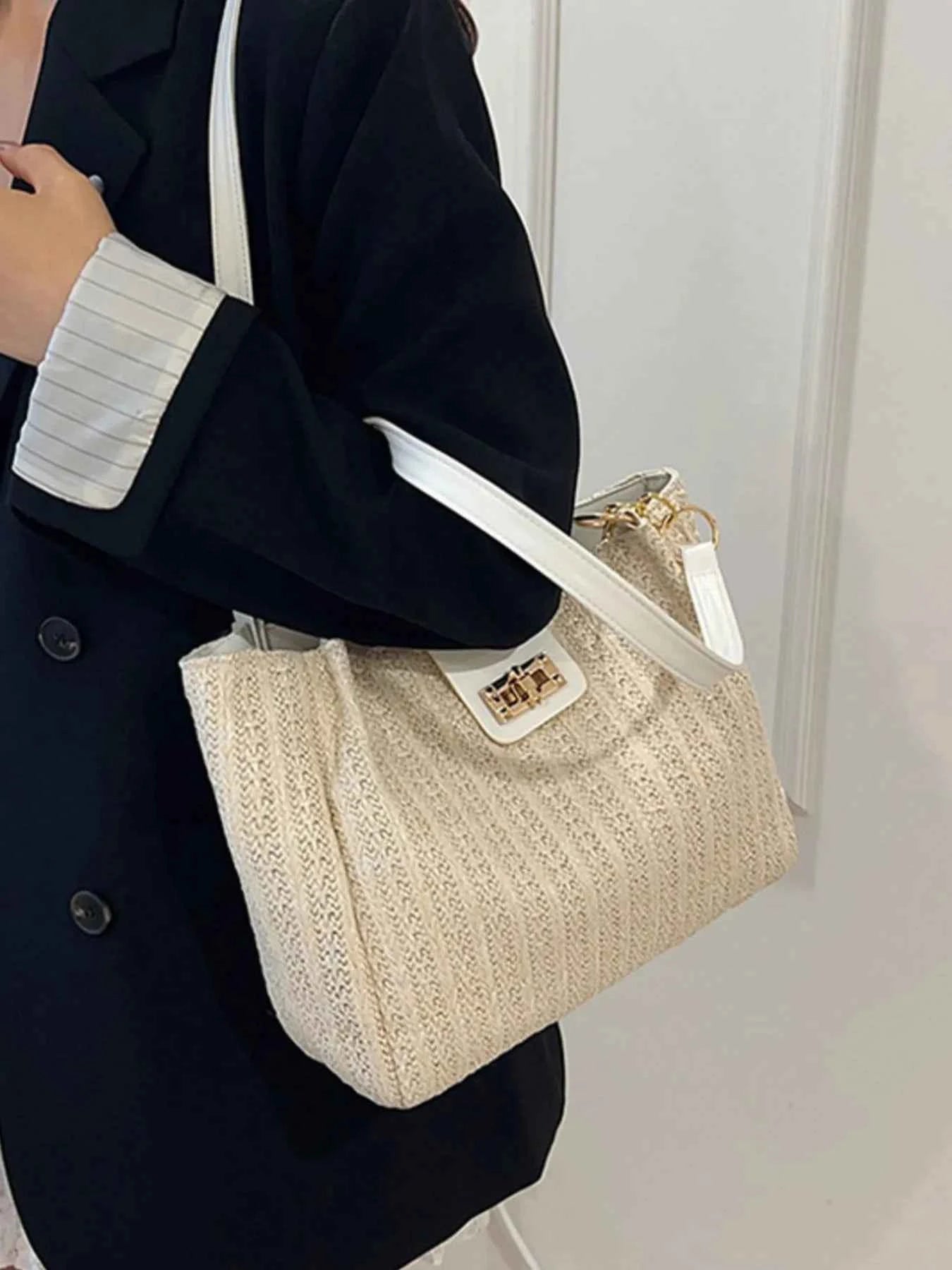 Woven Straw Shoulder Bag 6385bd92-11bb-42a8-a464-3c4d02c32e10-Max-Origin