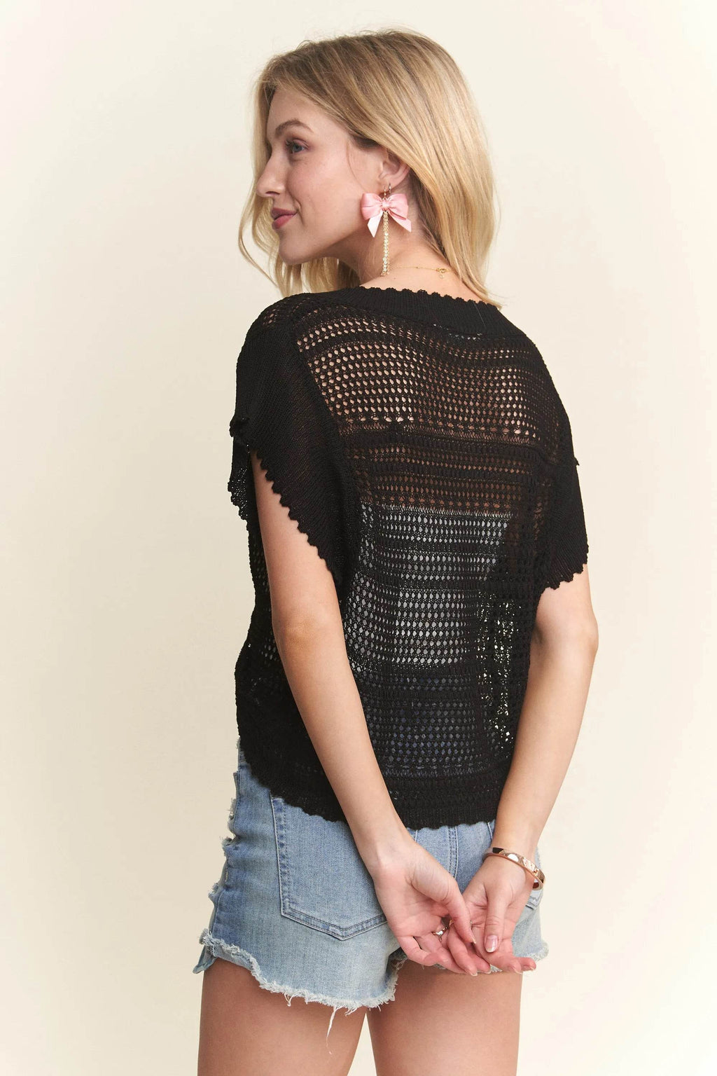 ADORA Drawstring Detail Crochet Top 63c8276b64b94593861e81ea0281036a-Max-Origin