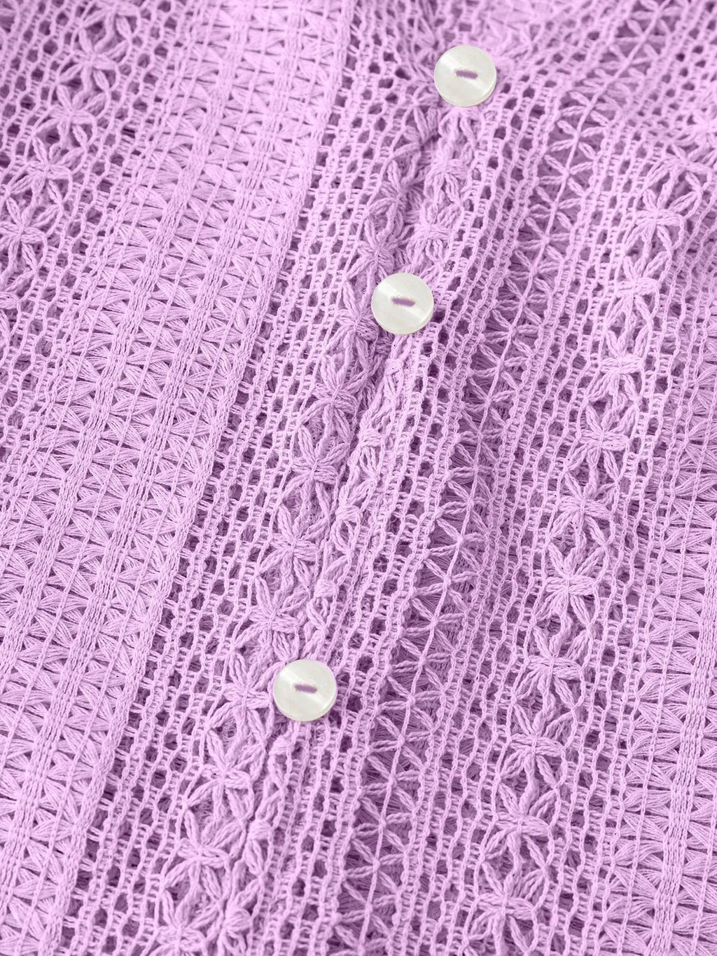 Crochet Notched Button-Front Shirt 63f12218-d252-4b85-9cfe-0dfad5c79634-Max-Origin