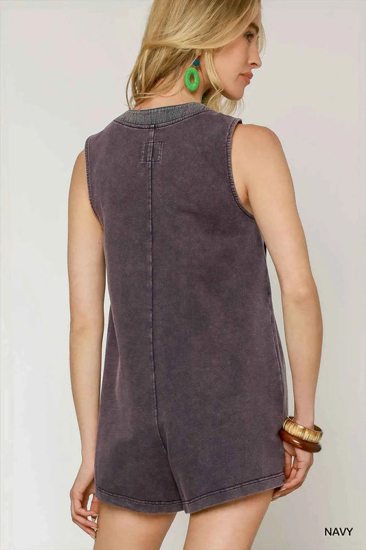 Tie Front Sleeveless Romper 64206227-ead1-46af-bd9e-89fdcdbe3912-Max-Origin