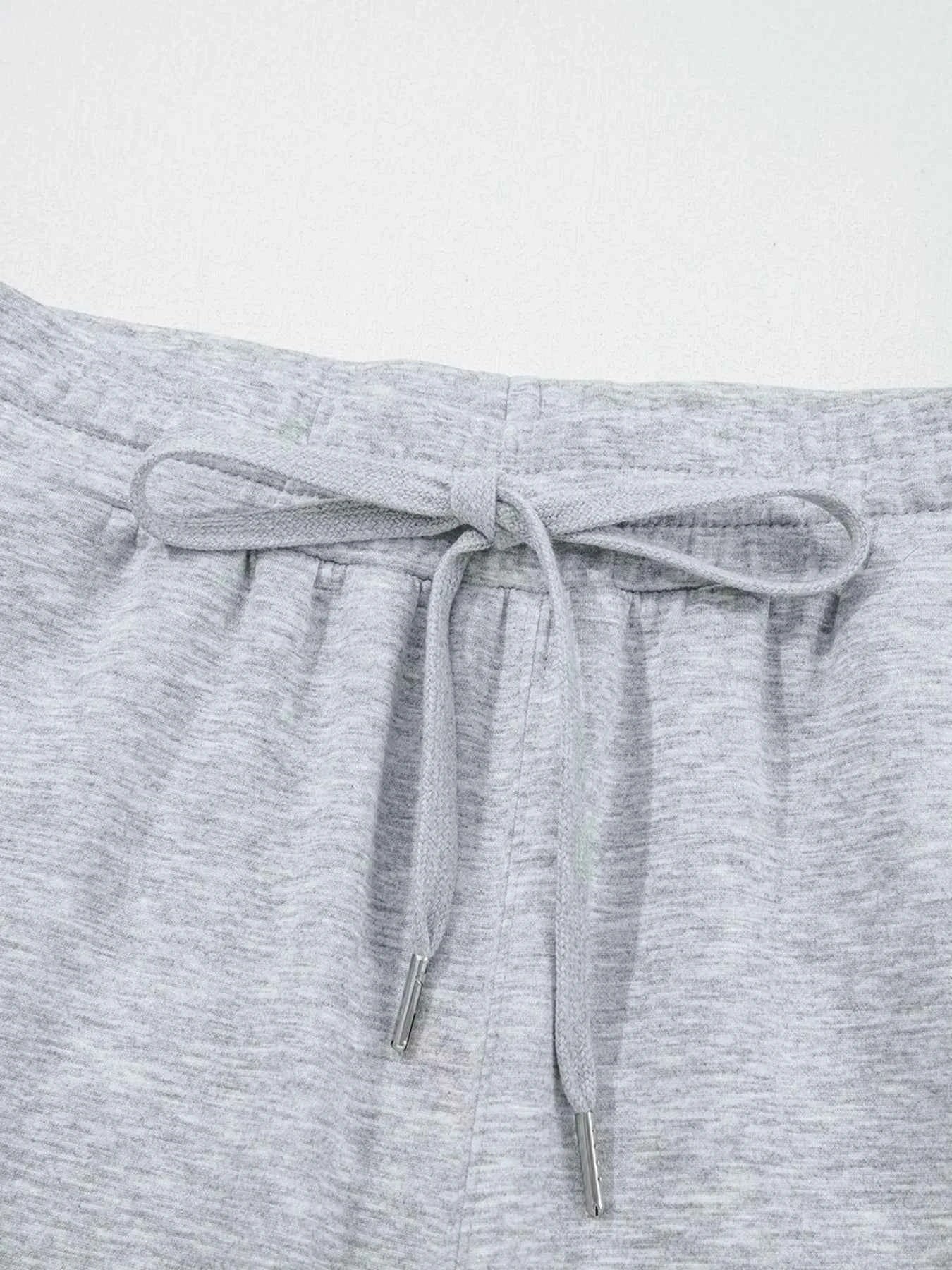 Zip Collar Long Sleeve Top and Drawstring Pants Set 6433bd9a533743998d387aa3190ad781-Max-Origin