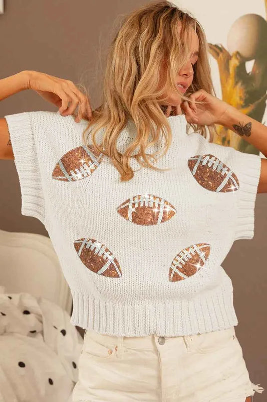 Gameday Sequin Football Patches Rib Banded Sweater 646ff55575594d6e998c0cddc7ccdd27-Max-Origin