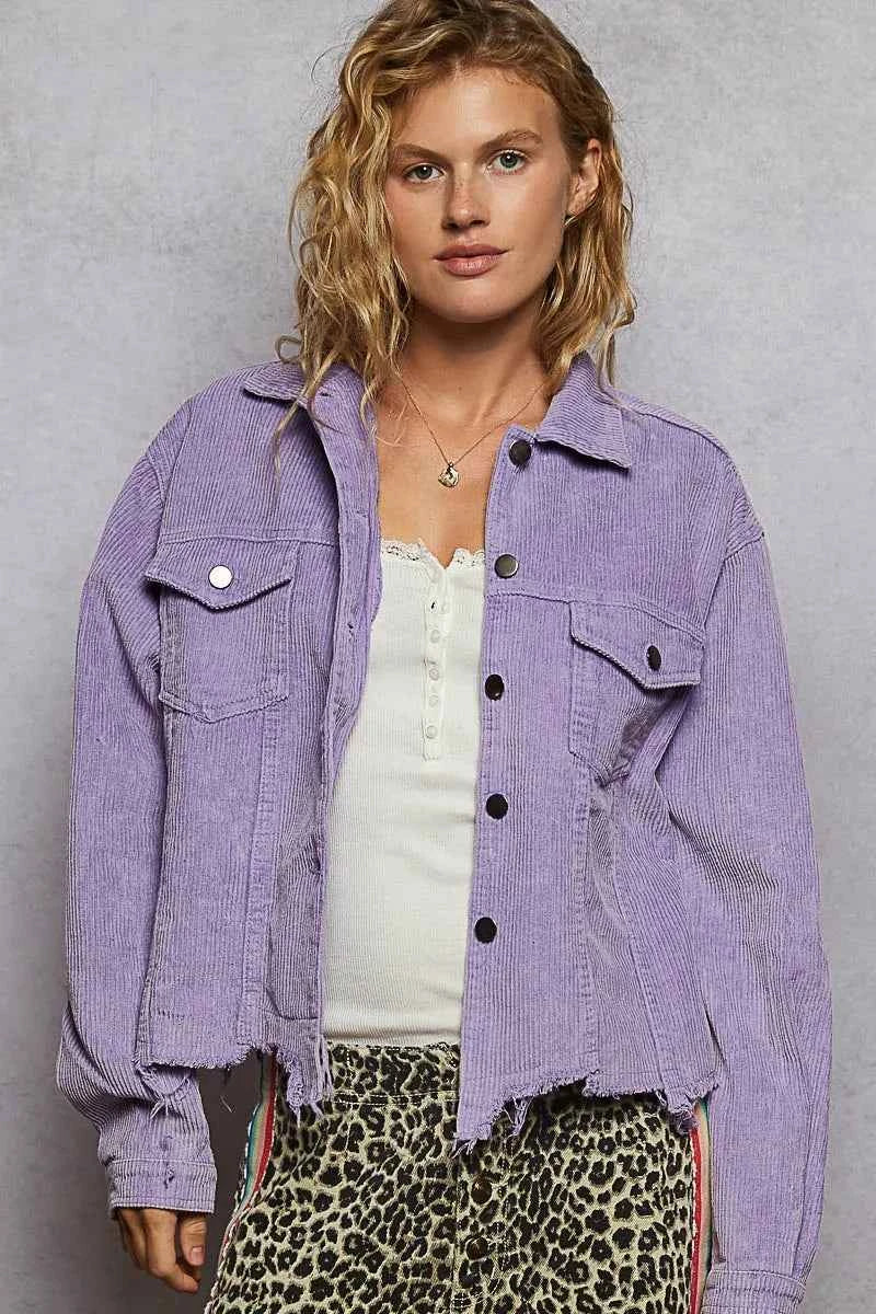 POL Button Down Corduroy Trucker Jacket Lavender 64819908-d9e5-4ebf-851d-632c81f8d6ff-Max-Origin