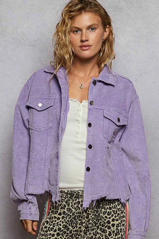 POL Button Down Corduroy Trucker Jacket Lavender 64819908-d9e5-4ebf-851d-632c81f8d6ff-Max-Origin