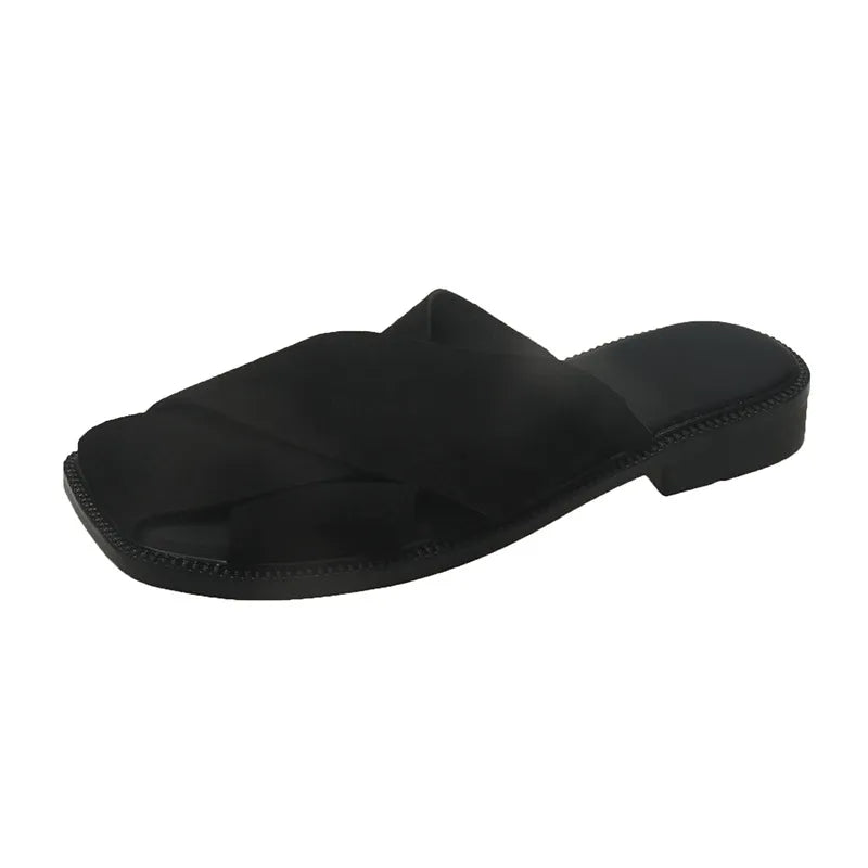 Square Toe Flats Sandals 6485bf37-f16d-40bc-a8ec-6ddbda0386bf-Max-Origin