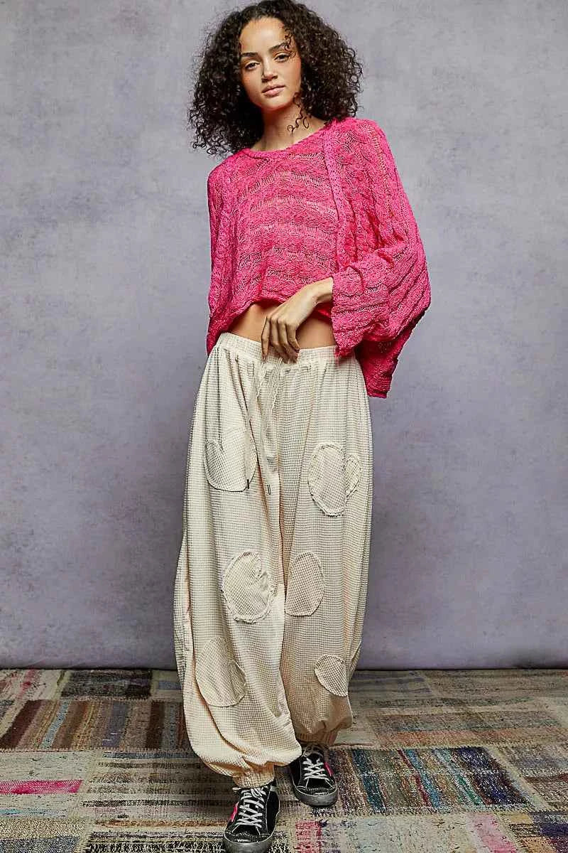 POL Cropped Hooded Knit Top with Full Sleeves 64ae55b8-220d-4310-b292-4d47bc5262b1-Max-Origin