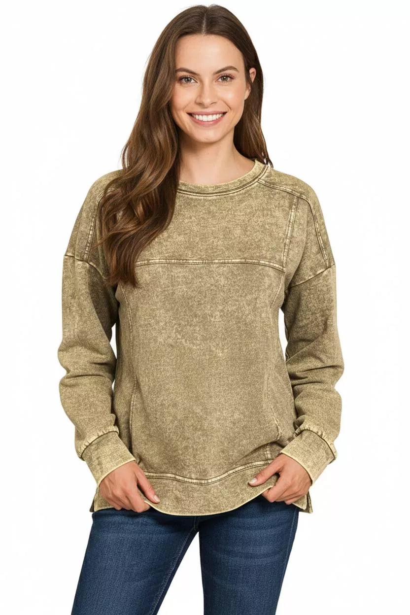 Zenana Acid Wash French Terry Exposed-Seam Pullover 64c11c99-f392-44fa-9e79-a10455062839-Max-Origin