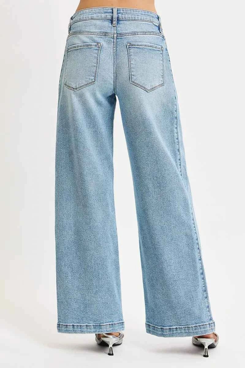 RISEN Mid Rise Wide Barrel Transferable Leg Snap Jeans 64c40bdb3bfe4f17adaa5b297c158577-Max-Origin