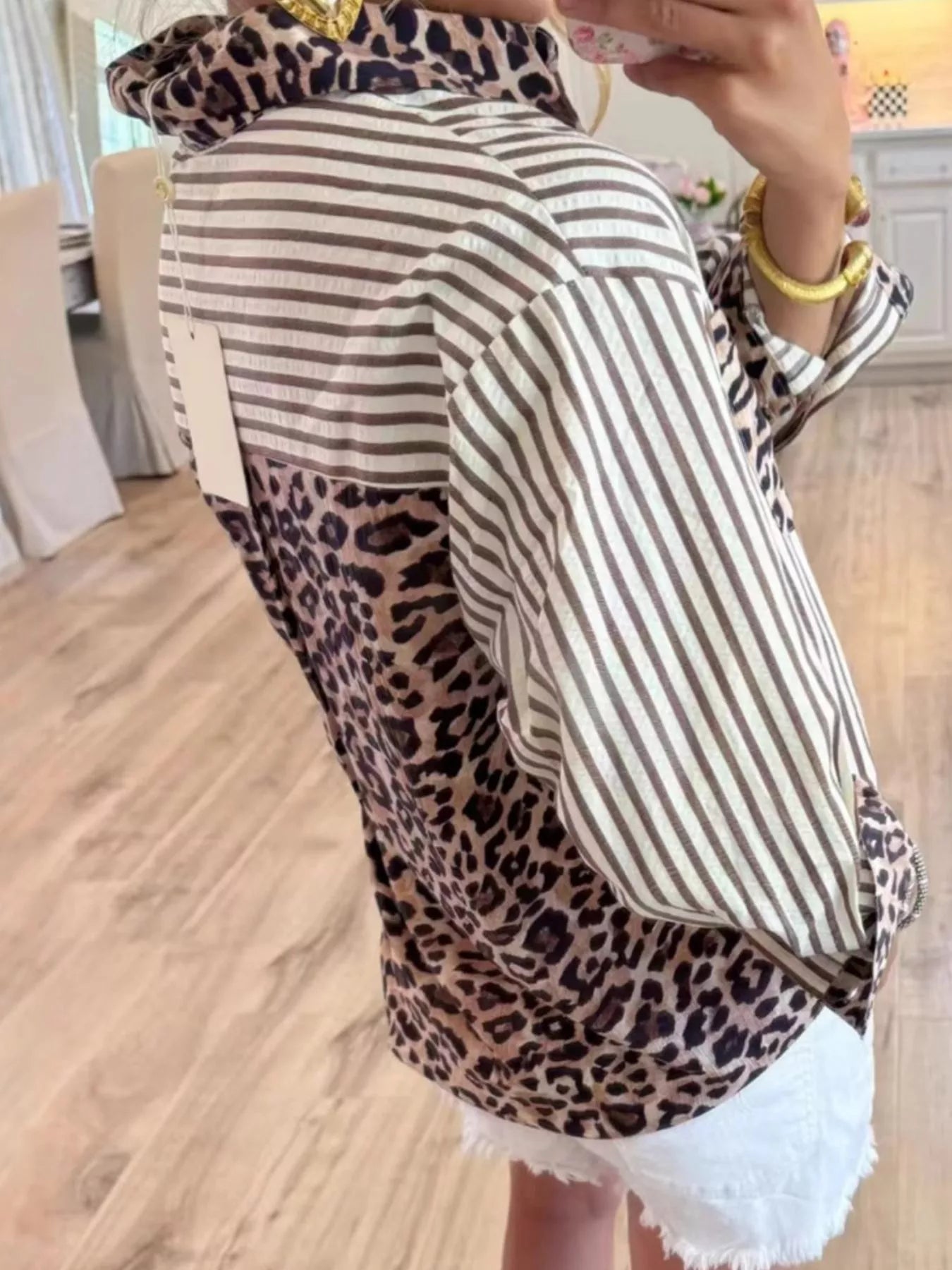 Leopard Striped Button Up Shirt 64c51e71-e655-4738-bb07-13c991859342-Max-Origin