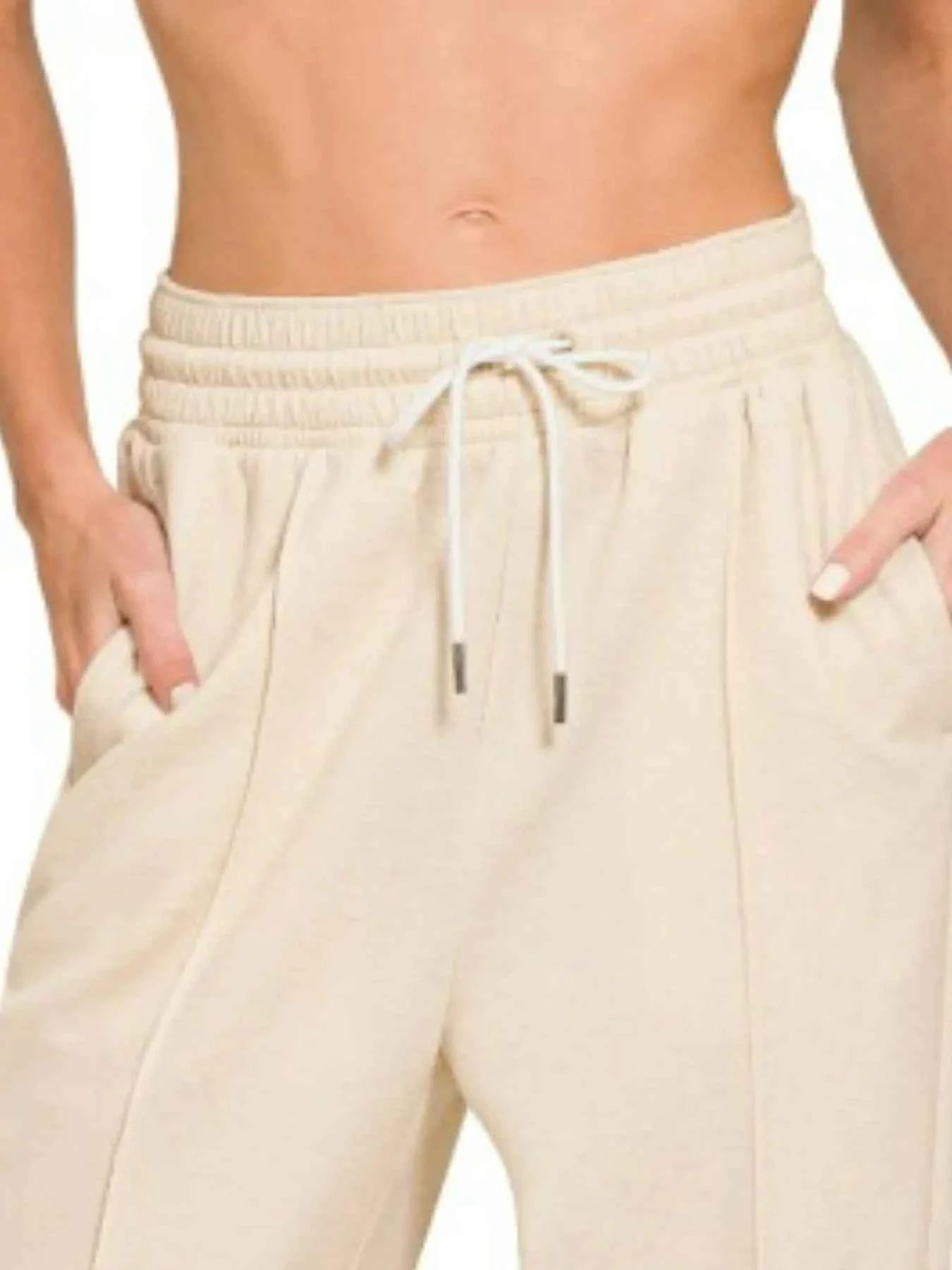 Zenana Drawstring Scuba Sweatpants with Pockets 64e3209e-dff6-4435-8736-34b28152840f-Max-Origin