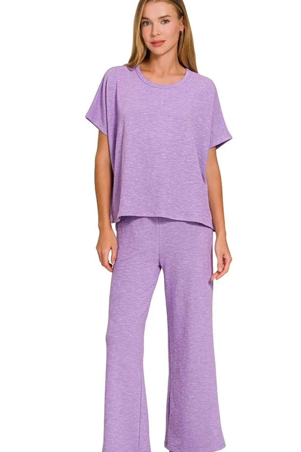 Zenana Cotton Slub Top & Pants Set 64e921c0-b592-49ca-a735-d25d07a95db5-Max-Origin