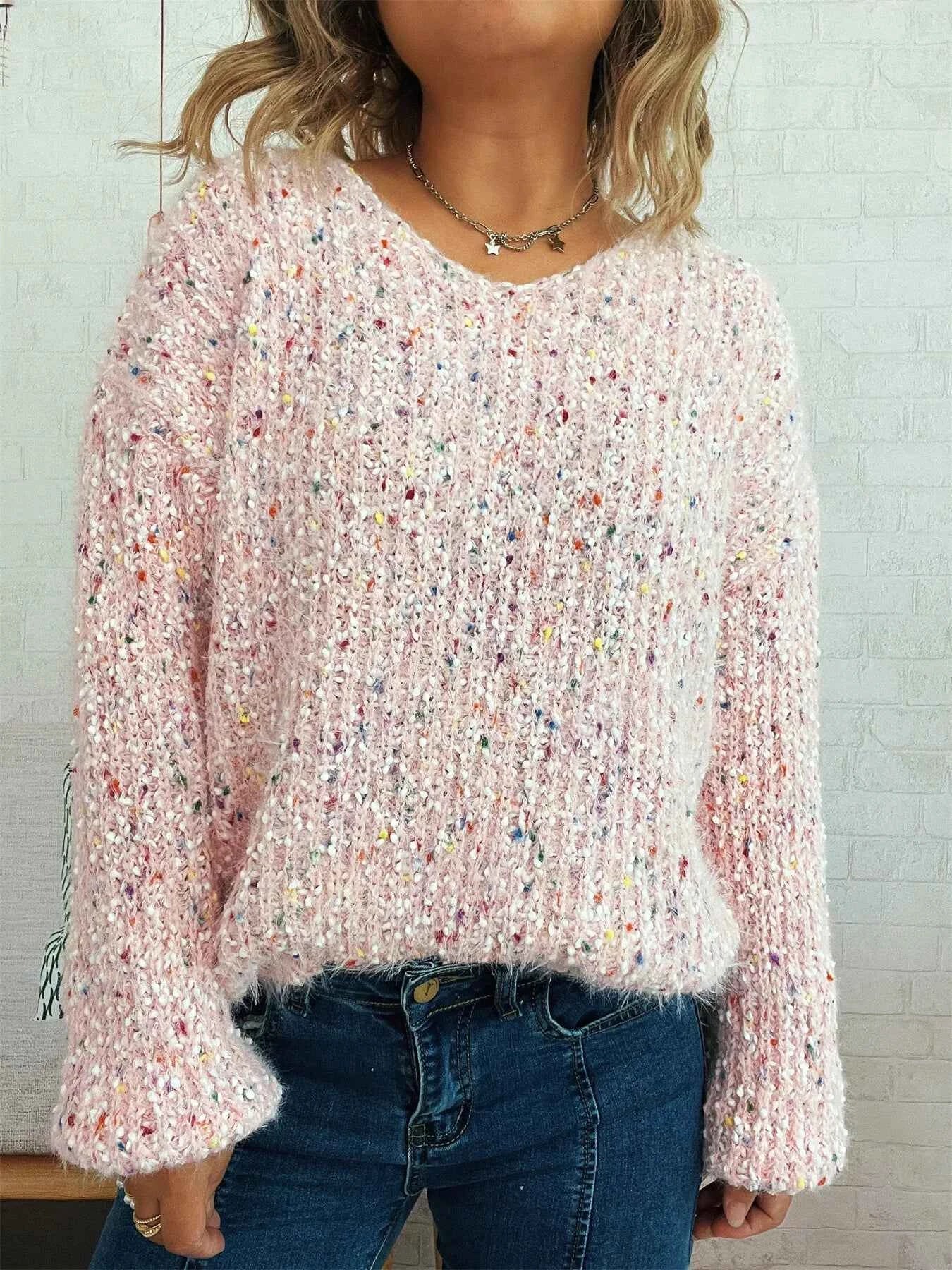 Colorful Long Sleeve Sweater 650c584d221b4653a0009fee3f69cc58-Max-Origin
