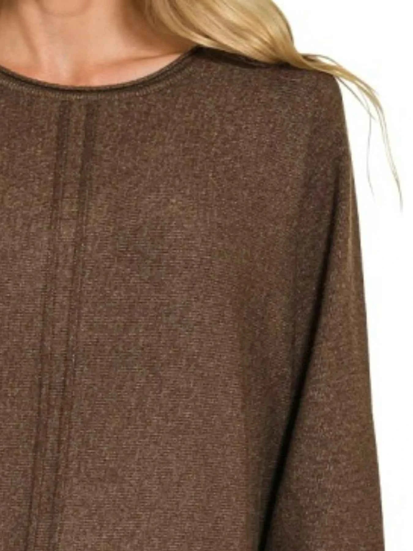 Zenana Viscose Front Seam Round-Neck Sweater 6512a229-b47e-48a6-aac3-83b29257162a-Max-Origin