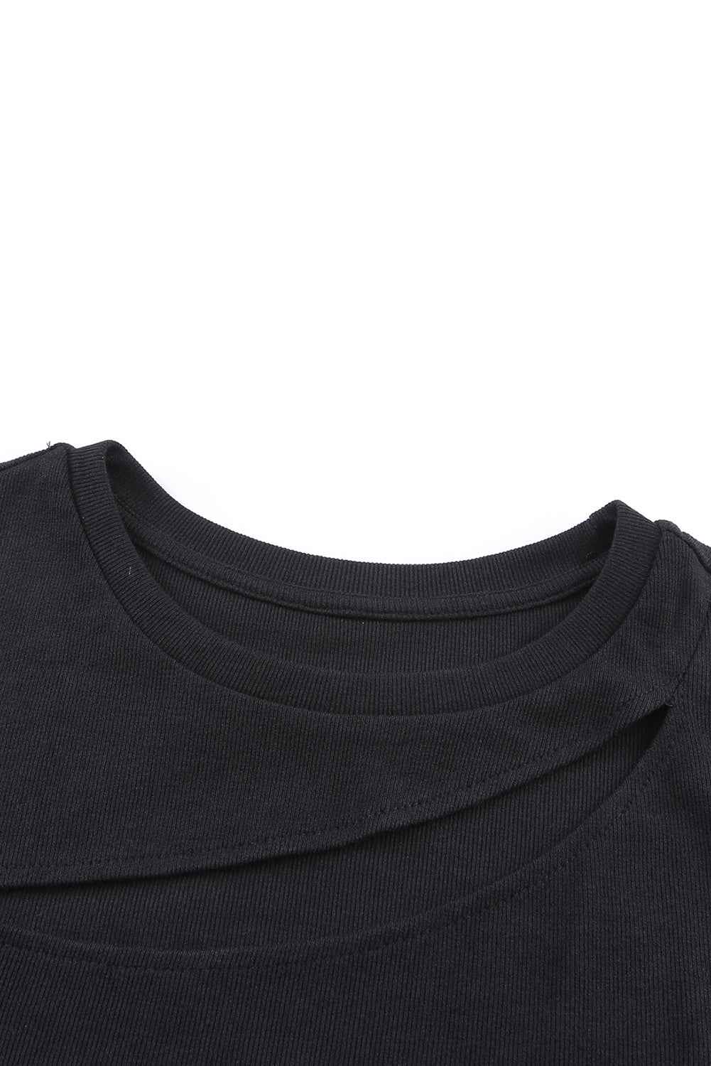Red Solid Slash Cutout Summer Sleeveless Top 65133af282d204db