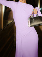 Ruched Long Sleeve Mermaid Maxi Dress 65207ca6-b02c-4679-bacd-ea8d6faf12f9-Max