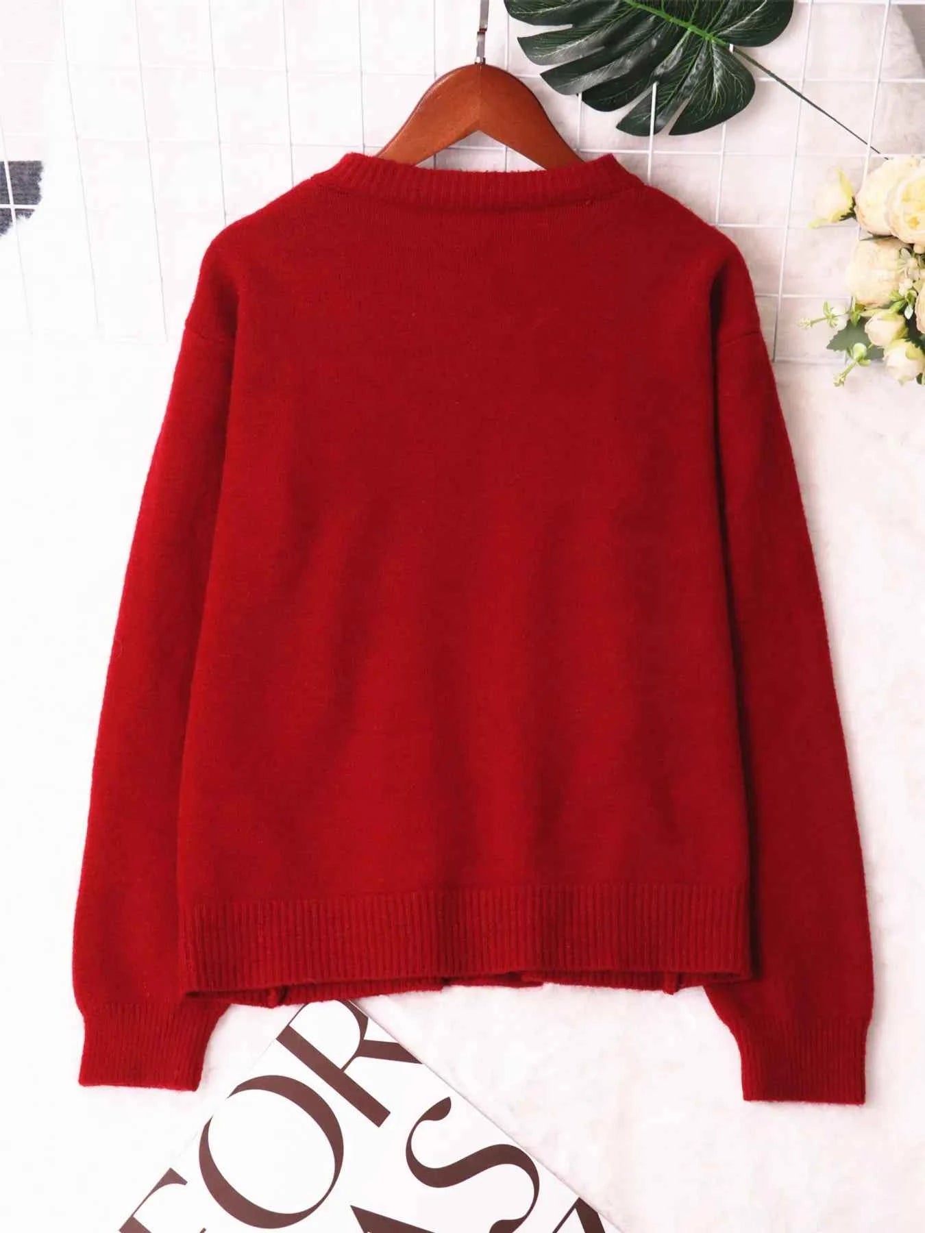 Flower Button Up Long Sleeve Cardigan 65270168b3c44df7b4557007328d4030-Max-Origin