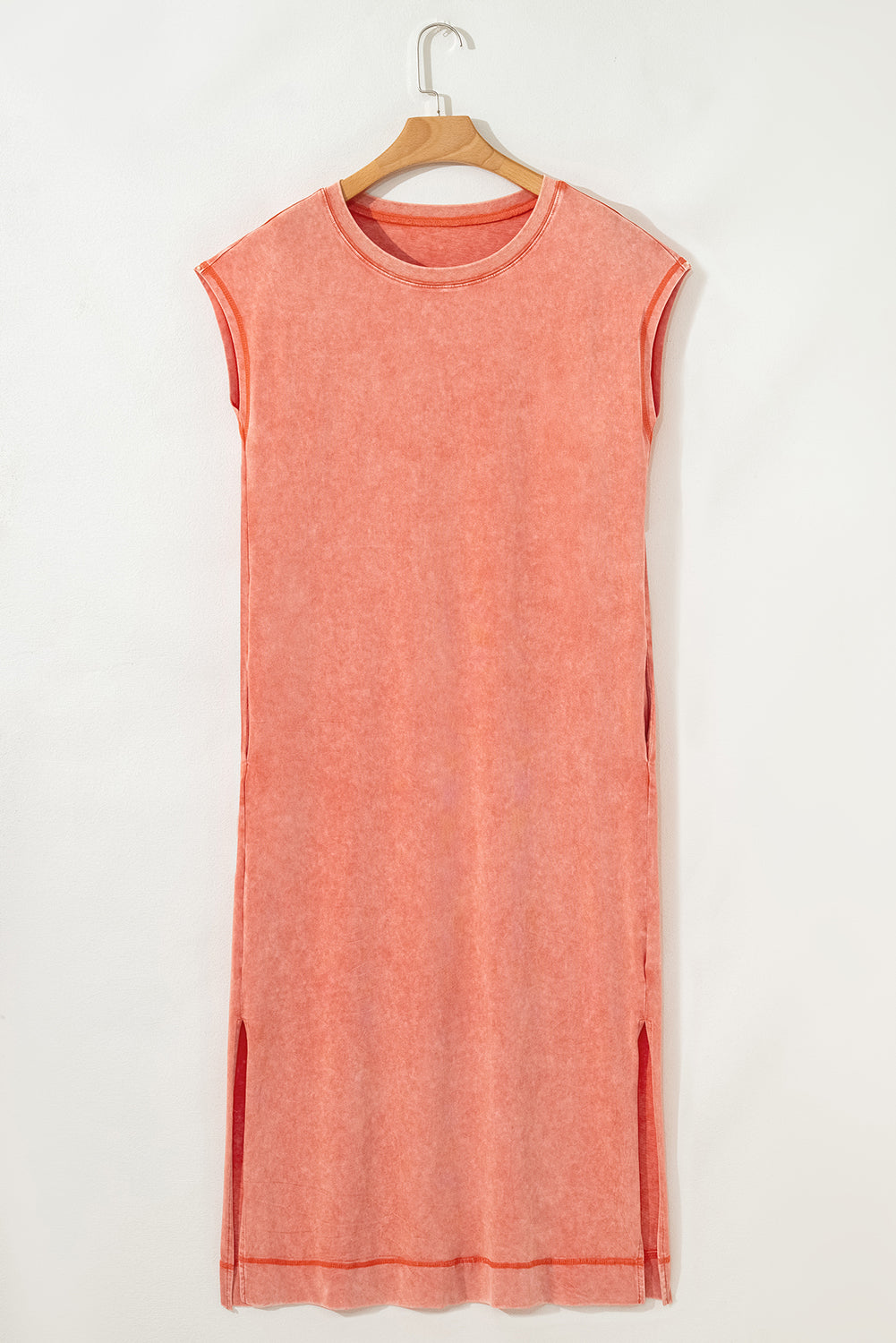 Wisteria Mineral Wash Pocketed T-shirt Dress 6530a4c8169f0022