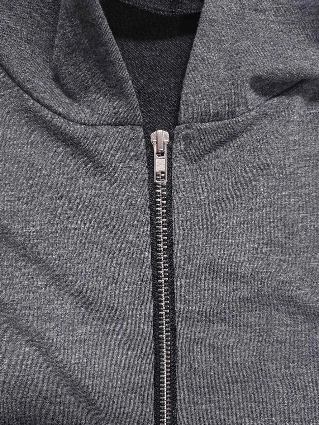Longline Hooded Zip-Up Cardigan Coat with Flared Hem 655036737bce4cc29284a4513279d52b-Max-Origin