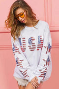 BiBi American Flag USA and Star Sequin Sweatshirt OFF WHITE 6553fbd3f71e47b0966ef9be21a1eb07-Max-Origin