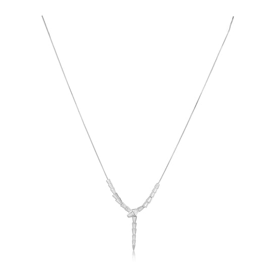 Trina Snake Necklace Silver 65774C56-8789-4CE7-A00E-3A99D3394BE8