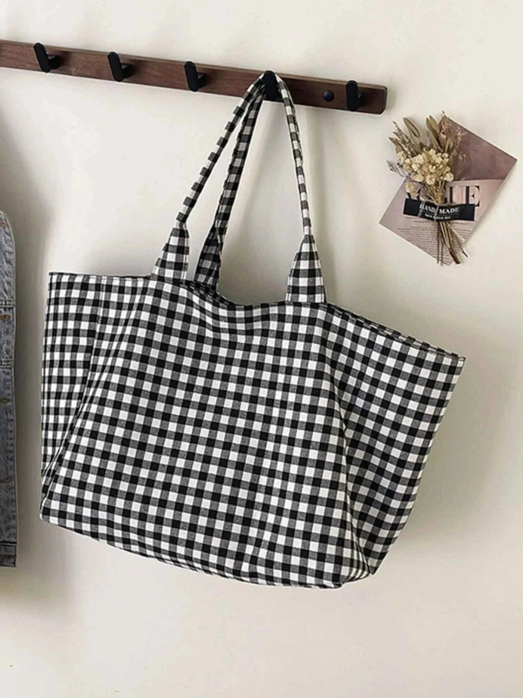 Classic Plaid Tote Bag 659bd65c-44c8-4dce-b330-23a93798c014-Max-Origin