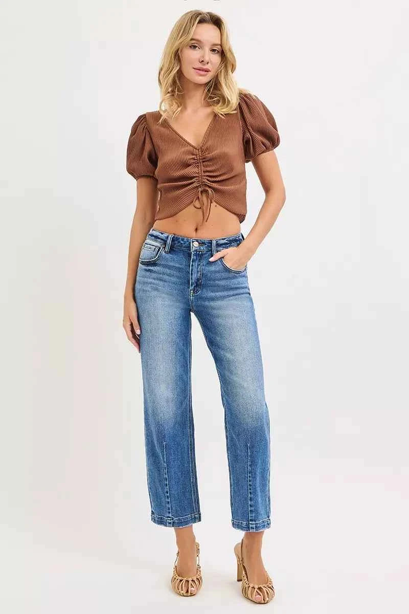 RISEN High Rise Crop Boyfriend Tapered Jeans 65b5e29c57a6427994f962665522ebda-Max-Origin
