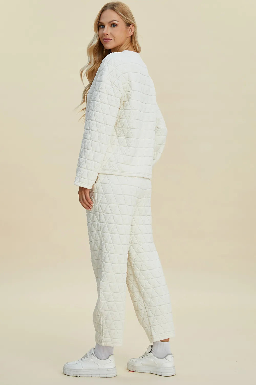 Double Take Full Size Texture Round Neck Long Sleeve Top and Pants Set 65f0ca10-452d-4ea1-bb8e-213230b7e924-Max