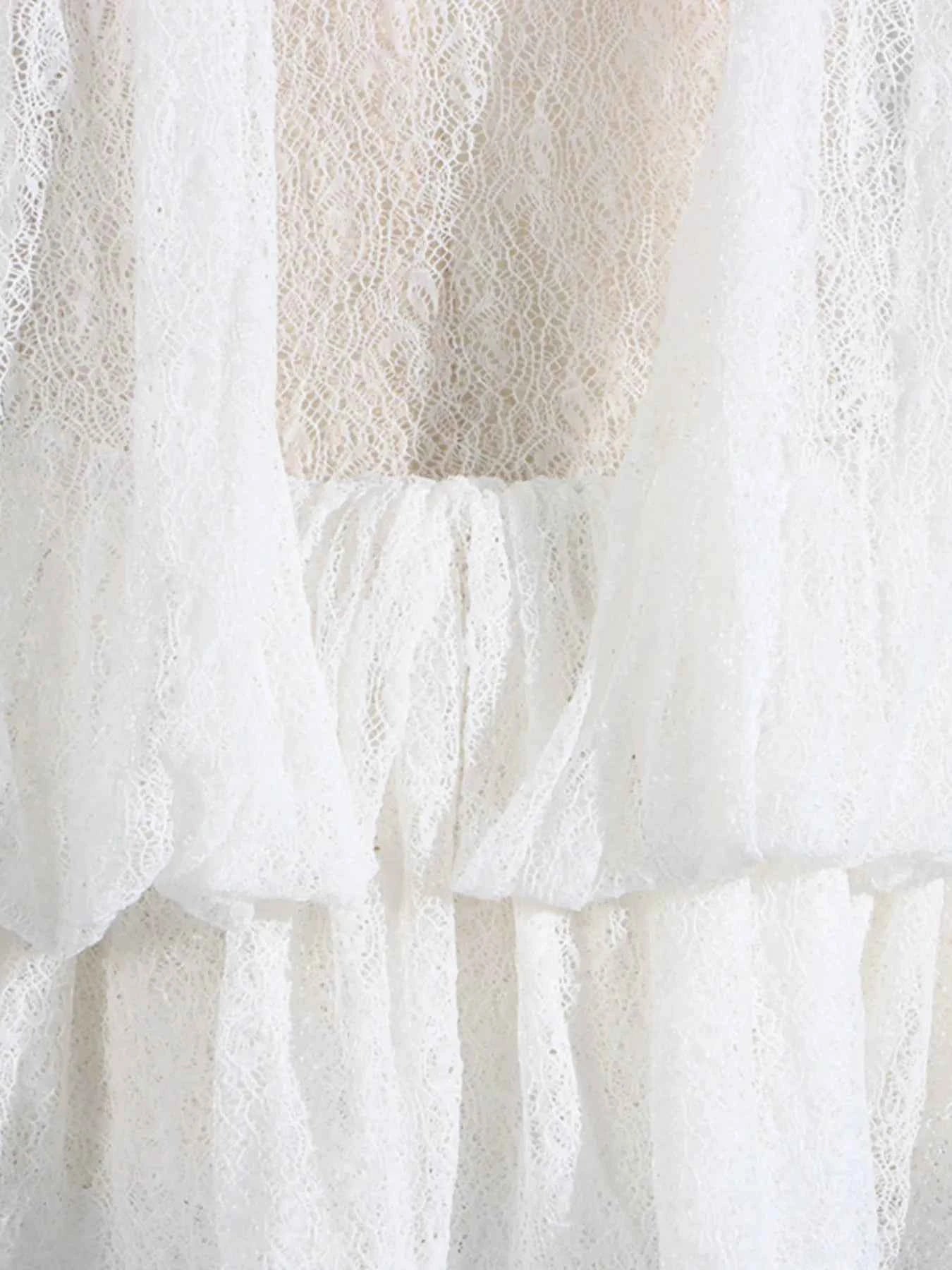 Ruffled Hem Lace Mini Dress 65ffc2b7794842d1b8b18ebcb64bd2cc-Max-Origin