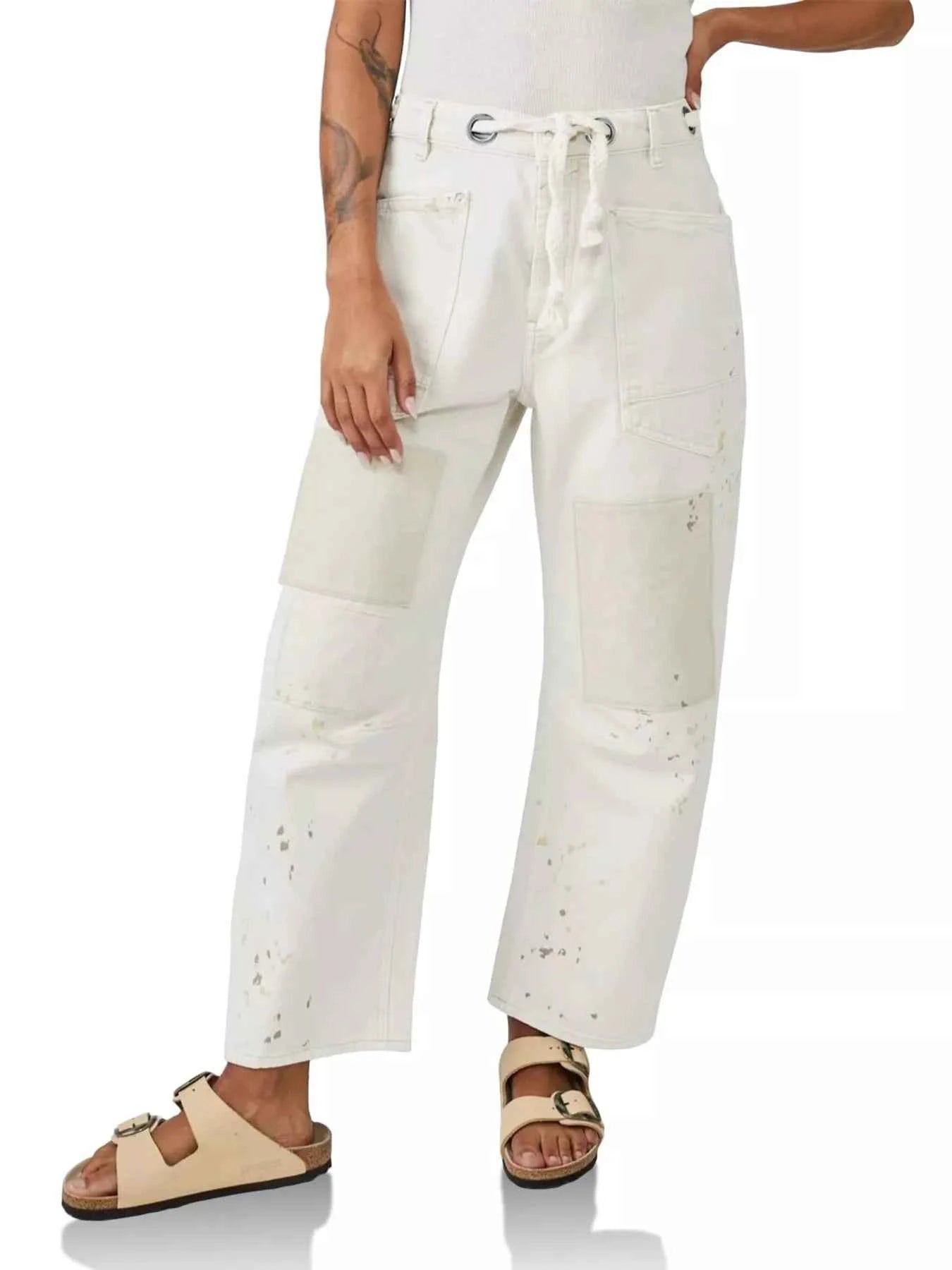 Washed Wide Leg Jeans White 6619519894504f1ebe846b3d81274ec4-Max-Origin