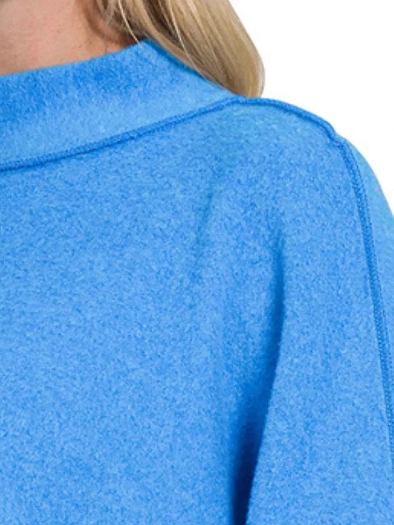 Zenana Brushed Melange Hacci Cropped Sweater 6641eabc-4895-41aa-b7b2-a626e9b4182d-Max-Origin