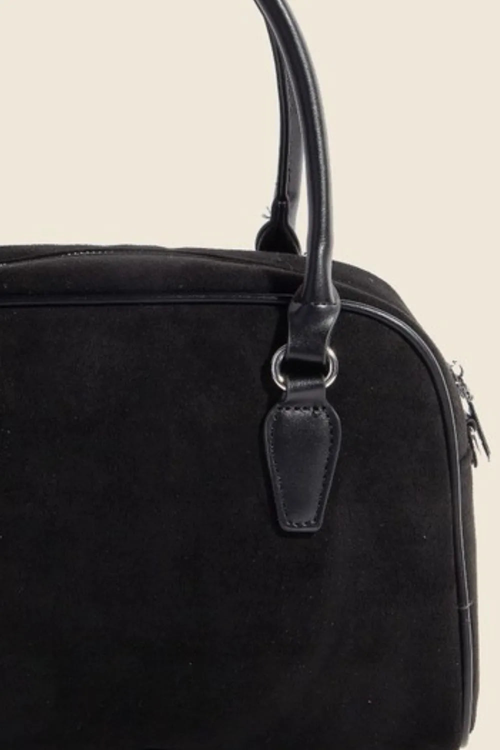 Fame Faux Leather Handle Boxy Handbag 667a6b48-a519-47b3-b0ca-248166076ab9-Max